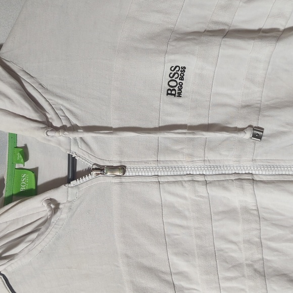 Hugo Boss Green Label Mens Size Large White Hoodie - Picture 2 of 7